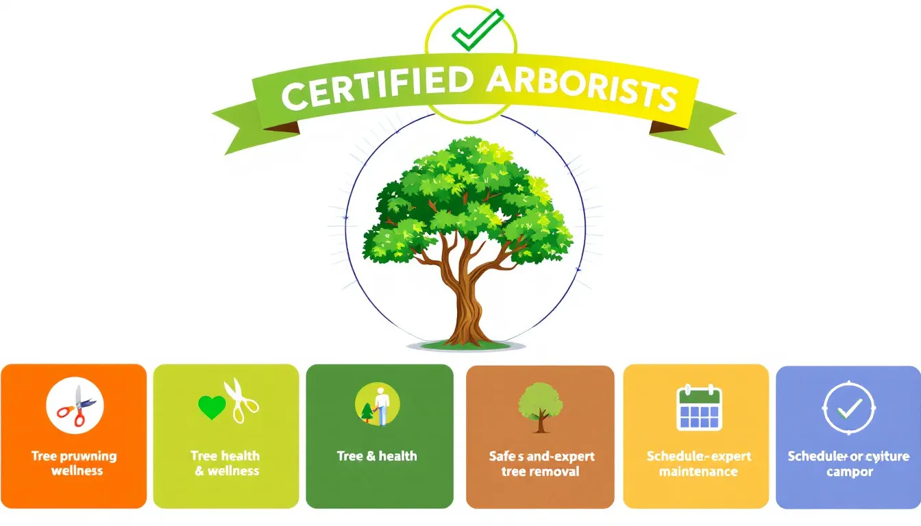 Importance of certified arborists in tree care.