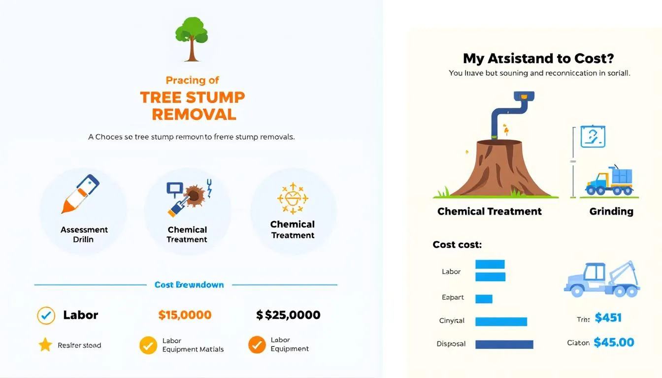Ways to save money on tree stump removal services.